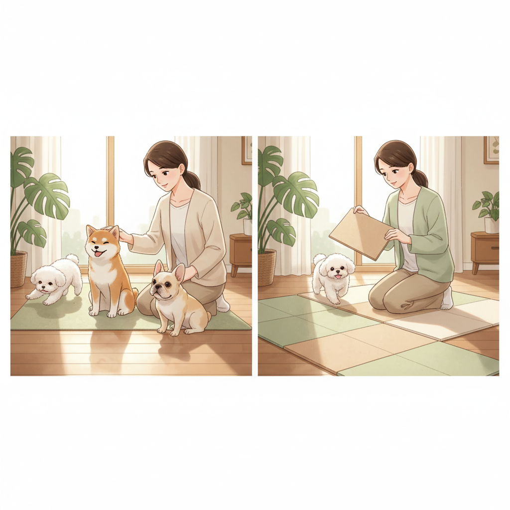 賃貸住宅でも安心！ワンちゃんの滑り止めマット完全ガイド【種類・選び方・購入先まで】
